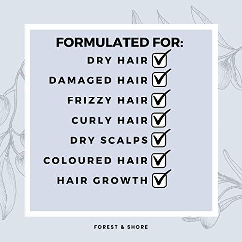Aceite para el cabello Hallelujah®, 100% natural certificado, protección y tratamiento con aceite de coco orgánico, hidratante y reparador para cabello dañado y seco