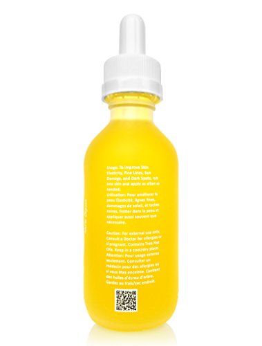 Aceite Para la Cara, Suero de Vitamina C 100% Orgánica-2 oz.-Suero Antienvejecimiento Para el Cuidado Avanzado de la Piel, Arrugas y Líneas Finas, Tratamiento del Acné, Aumento de Colágeno