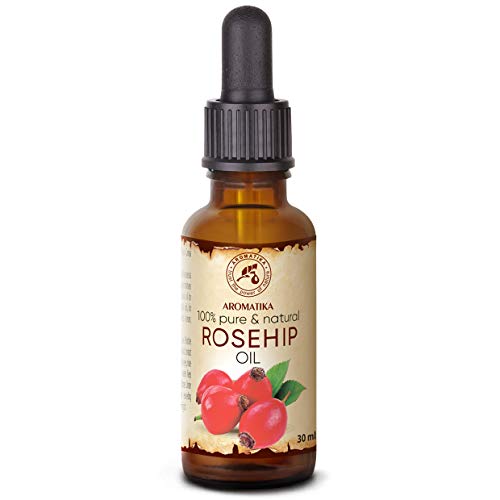 Aceite Rosa Mosqueta Pura 30ml para Corporal - Cara- Rosa Canina Fruit Oil - Chile - 100% Natural - Rosehip Oil