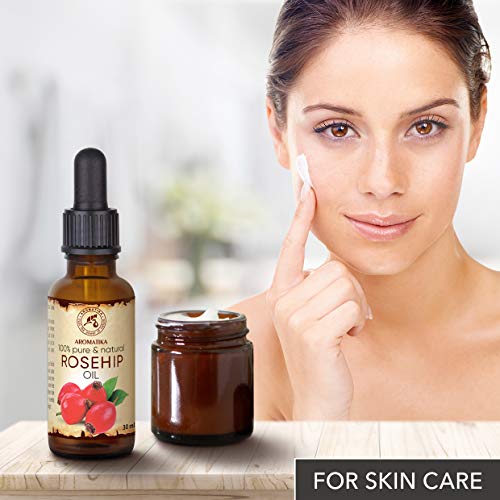 Aceite Rosa Mosqueta Pura 30ml para Corporal - Cara- Rosa Canina Fruit Oil - Chile - 100% Natural - Rosehip Oil