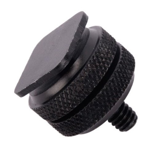 Adaptador de Tripode 1/4 Pulgadas Tornillo a Soporte Zapata