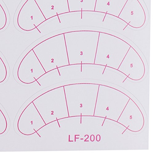 Adhesivo de papel de 70 pares Almohadillas de las ojeras extensión de pestañas postizas Tips de ojo de parches