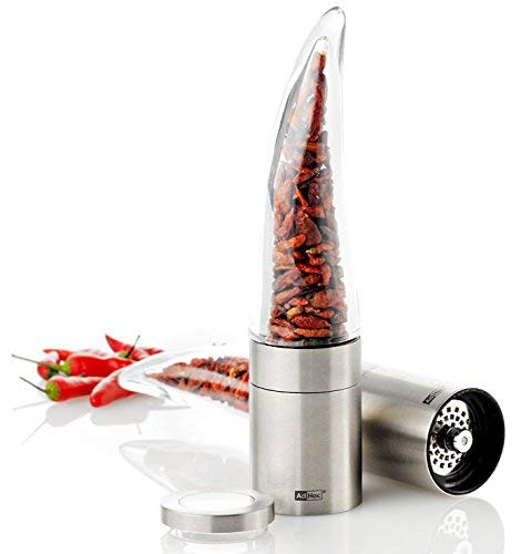 AdHoc Molinillo de Acero Inoxidable para Hierbas y Especias Secas de Corte