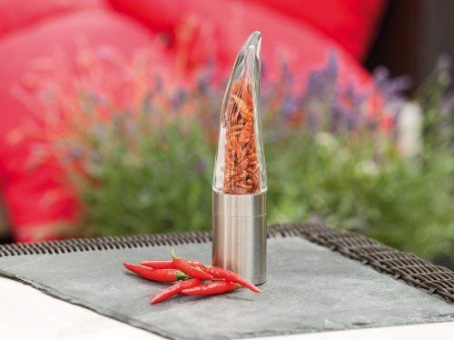 AdHoc Molinillo de Acero Inoxidable para Hierbas y Especias Secas de Corte