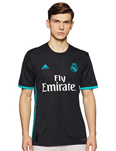 adidas A JSY Camiseta 2ª Equipación Real Madrid 2017-2018, Hombre, Negro (Negro/Arraer), M