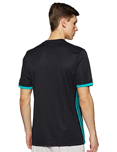 adidas A JSY Camiseta 2ª Equipación Real Madrid 2017-2018, Hombre, Negro (Negro/Arraer), M