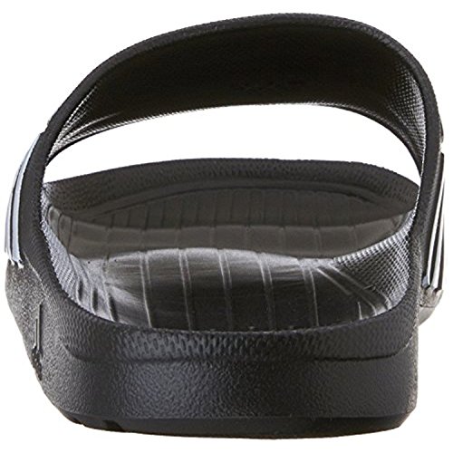 adidas Duramo Slide Sandal,Black/White/Black,13 M US