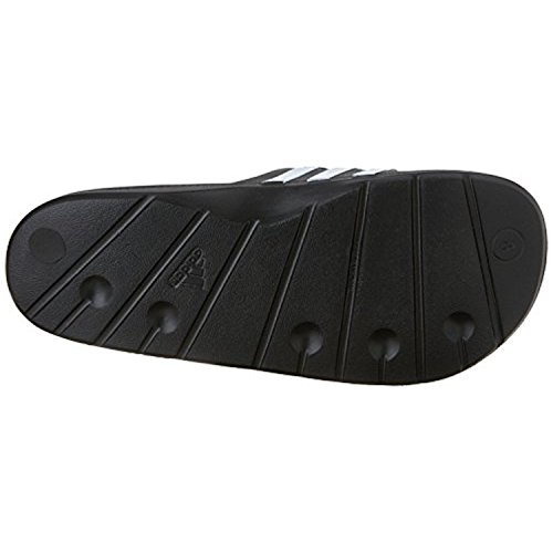 adidas Duramo Slide Sandal,Black/White/Black,13 M US