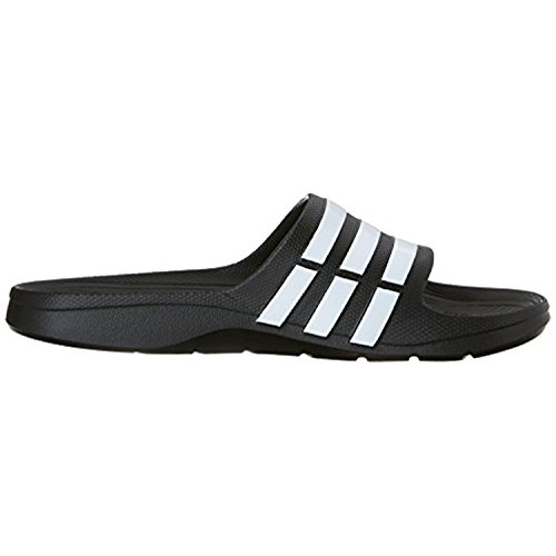 adidas Duramo Slide Sandal,Black/White/Black,13 M US