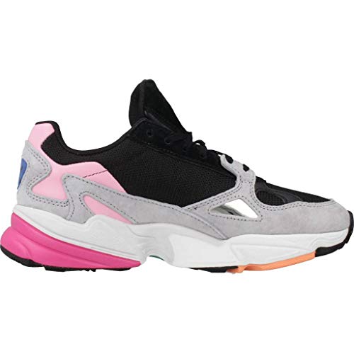 Adidas Falcon W, Zapatillas de Deporte para Mujer, Negro (Negbás/Grasua 000), 37 1/3 EU