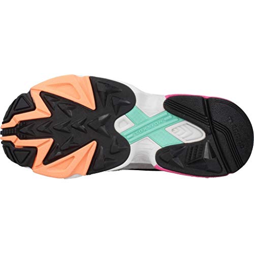 Adidas Falcon W, Zapatillas de Deporte para Mujer, Negro (Negbás/Grasua 000), 37 1/3 EU