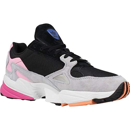 Adidas Falcon W, Zapatillas de Deporte para Mujer, Negro (Negbás/Grasua 000), 37 1/3 EU