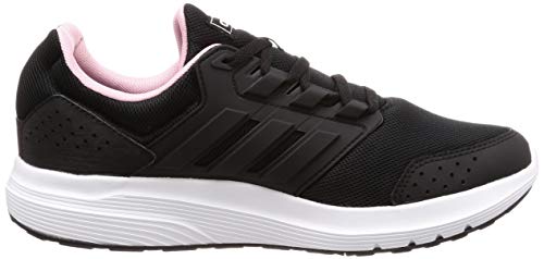 adidas Galaxy 4, Zapatillas de Running para Mujer, Negro (Core Black/Core Black/True Pink Core Black/Core Black/True Pink), 37 1/3 EU