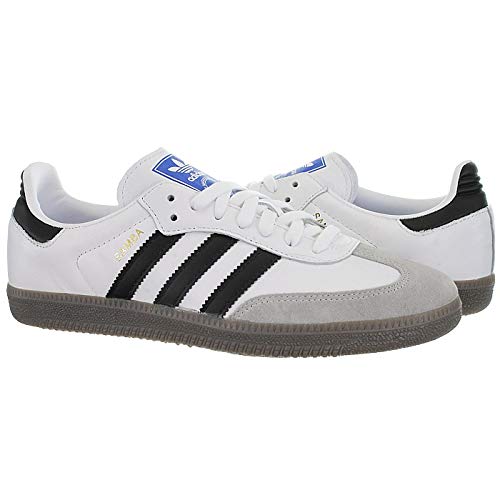 Adidas Samba OG, Zapatillas de Gimnasia para Hombre, Blanco (Footwear White/Core Black/Clear Granite 0), 40 2/3 EU