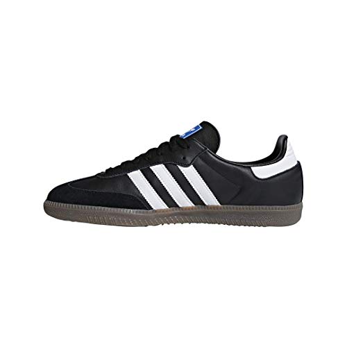Adidas Samba zapatilla clásica de interior. Zapatilla de fútbol, negro (Negro/Blanco (Black/Running White)), 12 D(M) US