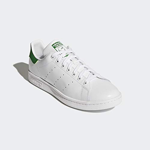 Adidas Stan Smith, Zapatillas de Deporte para Hombre, Blanco (Running White Footwear/Running White/Green), 40 2/3 EU