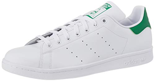 Adidas Stan Smith, Zapatillas de Deporte para Hombre, Blanco (Running White Footwear/Running White/Green), 40 2/3 EU