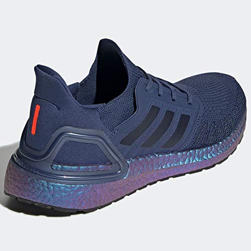 adidas Ultraboost 20 tenis para hombre, Azul (Índigo/tinta/Boost Azul Violeta Metálico), 44.5 EU