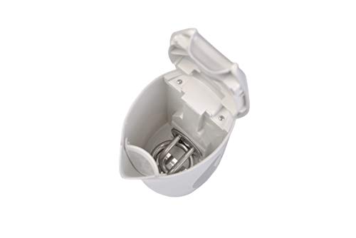 adler AD 02 Hervidor de Agua Eléctrico, 760 W, 0.6 litros, 0 Decibeles, Polímero Libre de BPA, Blanco