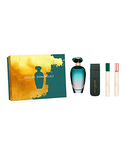 ADOLFO DOMINGUEZ UNICA MUJER EDT 100 ML SPRAY + UNICA EDT 10 ML SPRAY+ UNICA CORAL 10 ML SPRAY + FUNDA