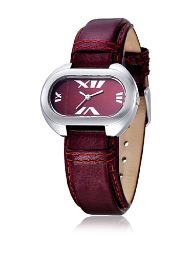 Adolfo Dominguez Watches 69003 - Reloj de Señora Cuarzo Correa de Piel Granate