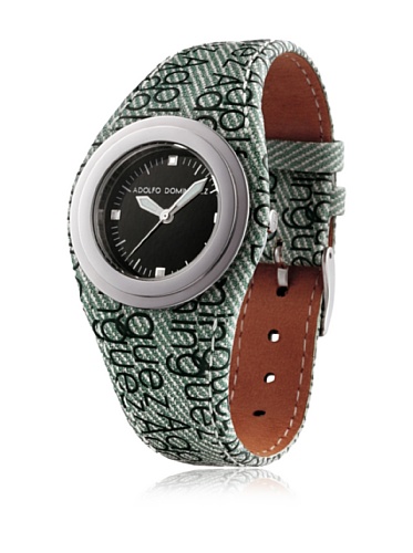 Adolfo Dominguez Watches 69187 - Reloj de Señora Cuarzo Correa Piel Verde