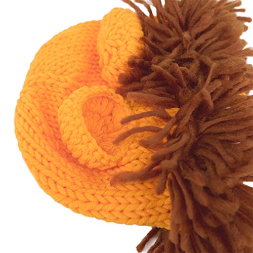 Adorel Atrezzo Fotografia per Bebé Recién Nacido León Amarillo