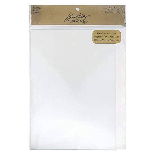 Advantus Idea-Ology adesivo Backed specchiato fogli 6"X 9" 2/Pkg-