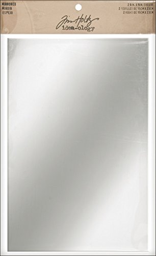 Advantus Idea-Ology adesivo Backed specchiato fogli 6"X 9" 2/Pkg-