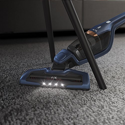 AEG CX7-2-45IM Aspiradora Escoba Vertical Sin Cable y de Mano, Au, 18 W, 0.5 litros, 79 Decibelios, 2 Velocidades, Azul