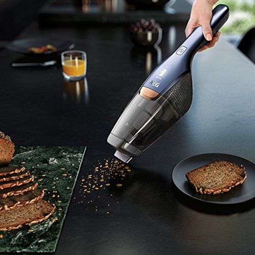 AEG CX7-2-45IM Aspiradora Escoba Vertical Sin Cable y de Mano, Au, 18 W, 0.5 litros, 79 Decibelios, 2 Velocidades, Azul