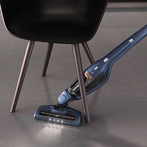 AEG CX7-2-45IM Aspiradora Escoba Vertical Sin Cable y de Mano, Au, 18 W, 0.5 litros, 79 Decibelios, 2 Velocidades, Azul