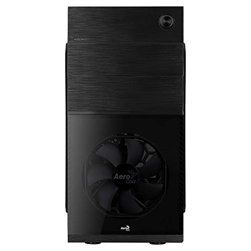 Aerocool CS105BK caja de ordenador micro atx y mini-itx, ventilador frontal, negro