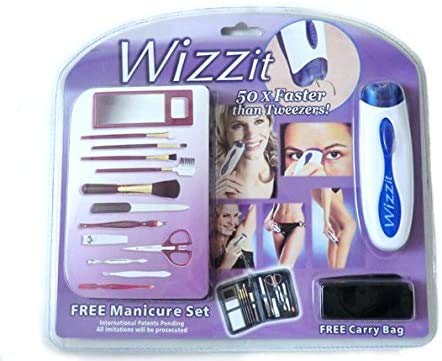 Afeitadora eléctrica para las mujeres. WIZZIT DEPILADORA PELO DISTANCIA CARA/CUERPO SEÑORA MANICURA SET