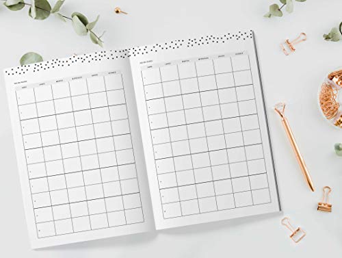 Agenda Escolar 2020 2021: Agenda semana vista 2020 2021 Planner Organizador semanal Planificador semanal vista Agendas, Calendario, Planificador mensual - agosto 2020 - julio 2021