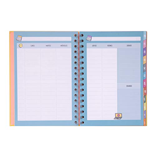 Agenda Escolar 2020-2021 Semana vista - Todo empieza aquí