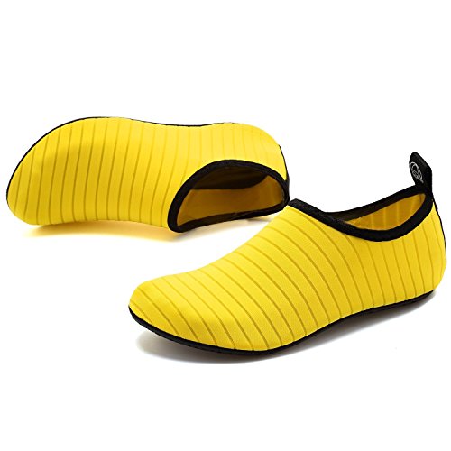 AGOLOD Unisex Zapatos de Color Water Shoes Piscina Playa de Agua Hombre de natación Calzado de Secado Rápido Respirable Soles