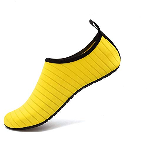 AGOLOD Unisex Zapatos de Color Water Shoes Piscina Playa de Agua Hombre de natación Calzado de Secado Rápido Respirable Soles
