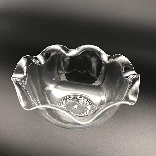Ahippob Mini vasos de postre – 40 piezas/set de vasos de postre pequeños cubos de degustación clara / 4 oz muestra recipientes elegantes cuencos de plástico desechables Blanco transparente.