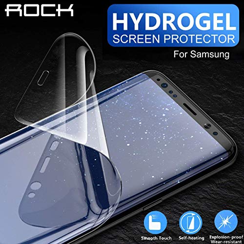 AICase Protector de Pantalla para Samsung Galaxy Note 9/Note 8 (Gel de hidrógeno Suave Aqua Flex, Alta definición, con Funda y Cobertura de Pantalla Completa), diseño antihuellas