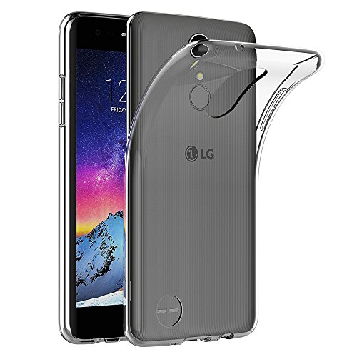 AICEK Funda LG K8 2017, Transparente Silicona Fundas para LG K8 2017 Carcasa (5,0 Pulgadas) Silicona Funda Case