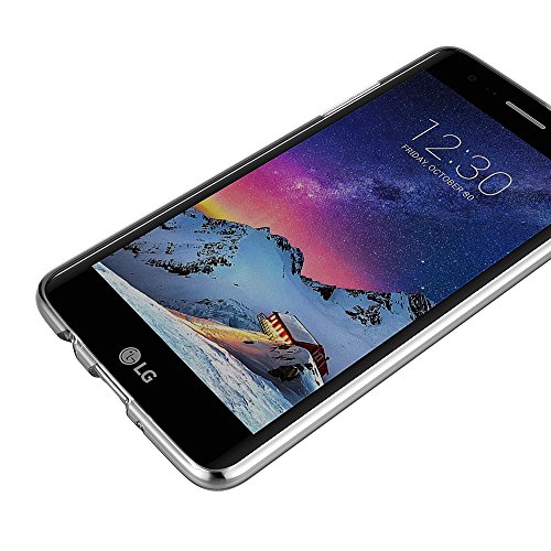 AICEK Funda LG K8 2017, Transparente Silicona Fundas para LG K8 2017 Carcasa (5,0 Pulgadas) Silicona Funda Case