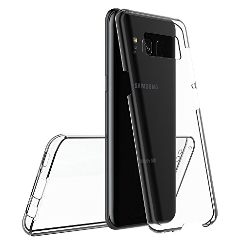 AICEK Funda Samsung Galaxy S8, Transparente Silicona 360°Full Body Fundas para Samsung S8 Carcasa Silicona Funda Case (5.8")