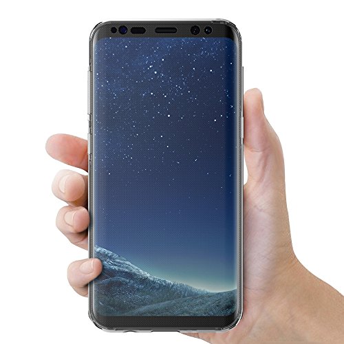 AICEK Funda Samsung Galaxy S8, Transparente Silicona 360°Full Body Fundas para Samsung S8 Carcasa Silicona Funda Case (5.8")