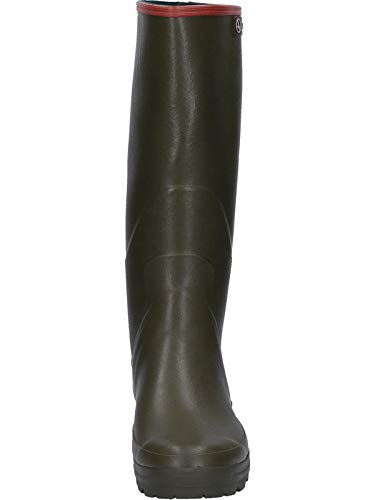 Aigle Chambord Pro 2, Botas de Goma de Trabajo para Hombre, Verde (Kaki 001), 45 EU