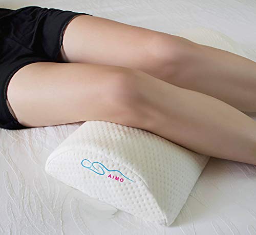 AIMO ESPAÑA FP-001 cojín Almohada/Gel para piernas y Rodilla, Libera presiones de Caderas, Espalda, pies, con Capa de Gel, Que da frescuara
