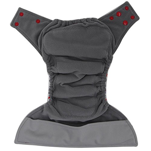 AIO. Pañal de noche en tela reutilizable y lavable para insertar el absorbente de bambú (A-04)