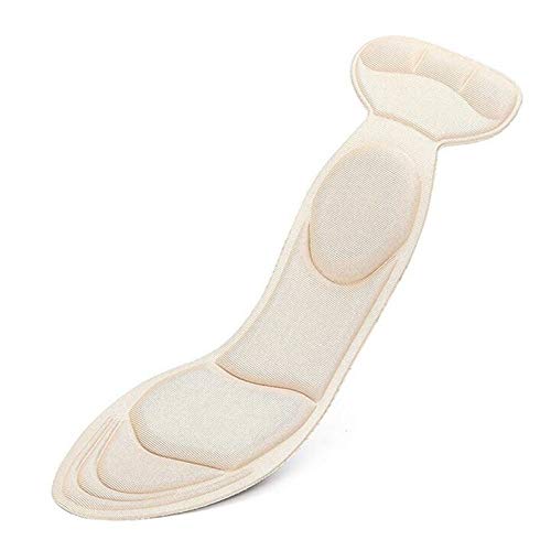 Aiohdg - 3 Pares de Almohadillas para Plantillas insertadas en el talón, Espalda, Transpirable, Antideslizante para Zapatos de tacón Alto, Nuevas Plantillas para Soporte de Arco, 1