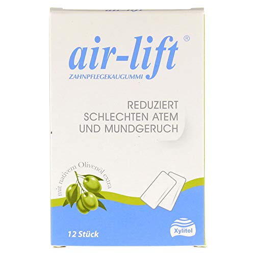 AIR-LIFT - AIR-LIFT Chicle para Eliminar el Mal Aliento 12 unidades