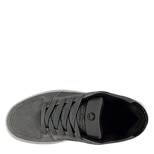 Airwalk Kids Brock Junior Skate Shoes Niños Cordones Deporte Casual Entrenadores Carbón